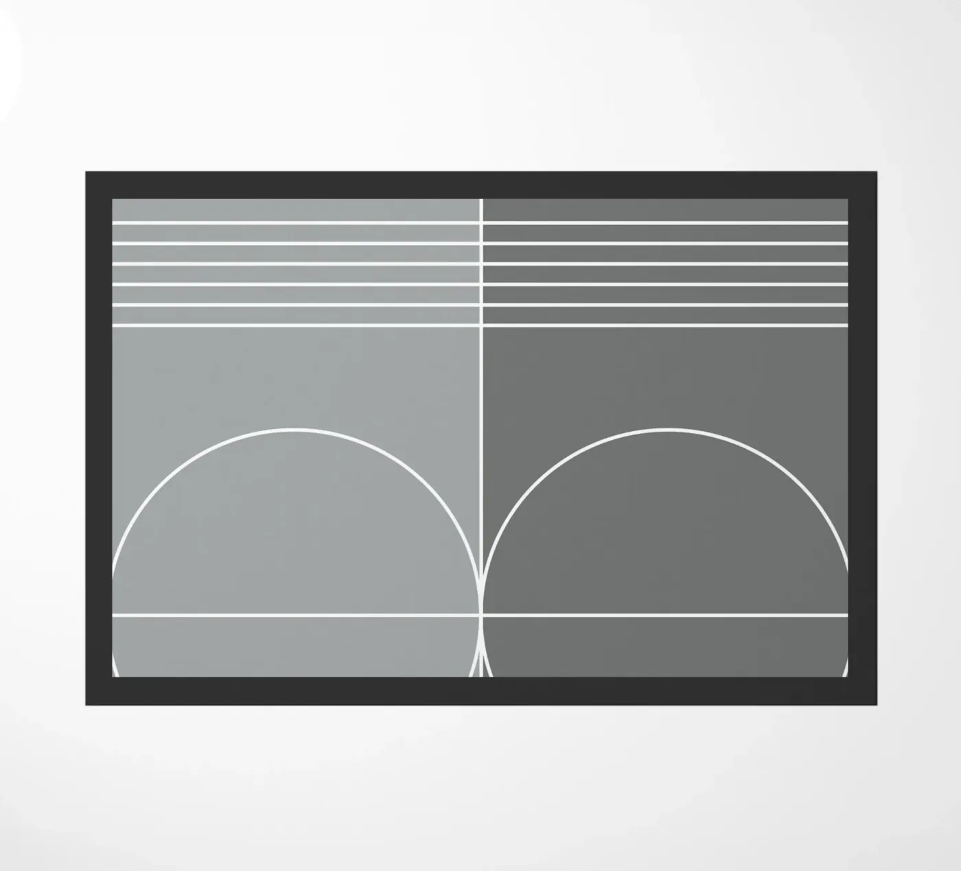 Gray doormat by KHouse Studio