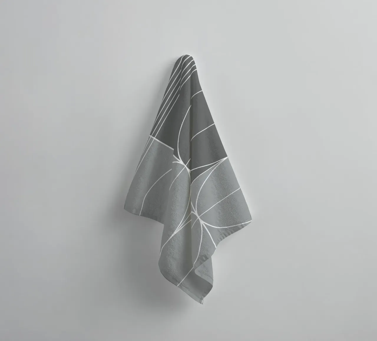 Grijs badhanddoek van KHouse Studio