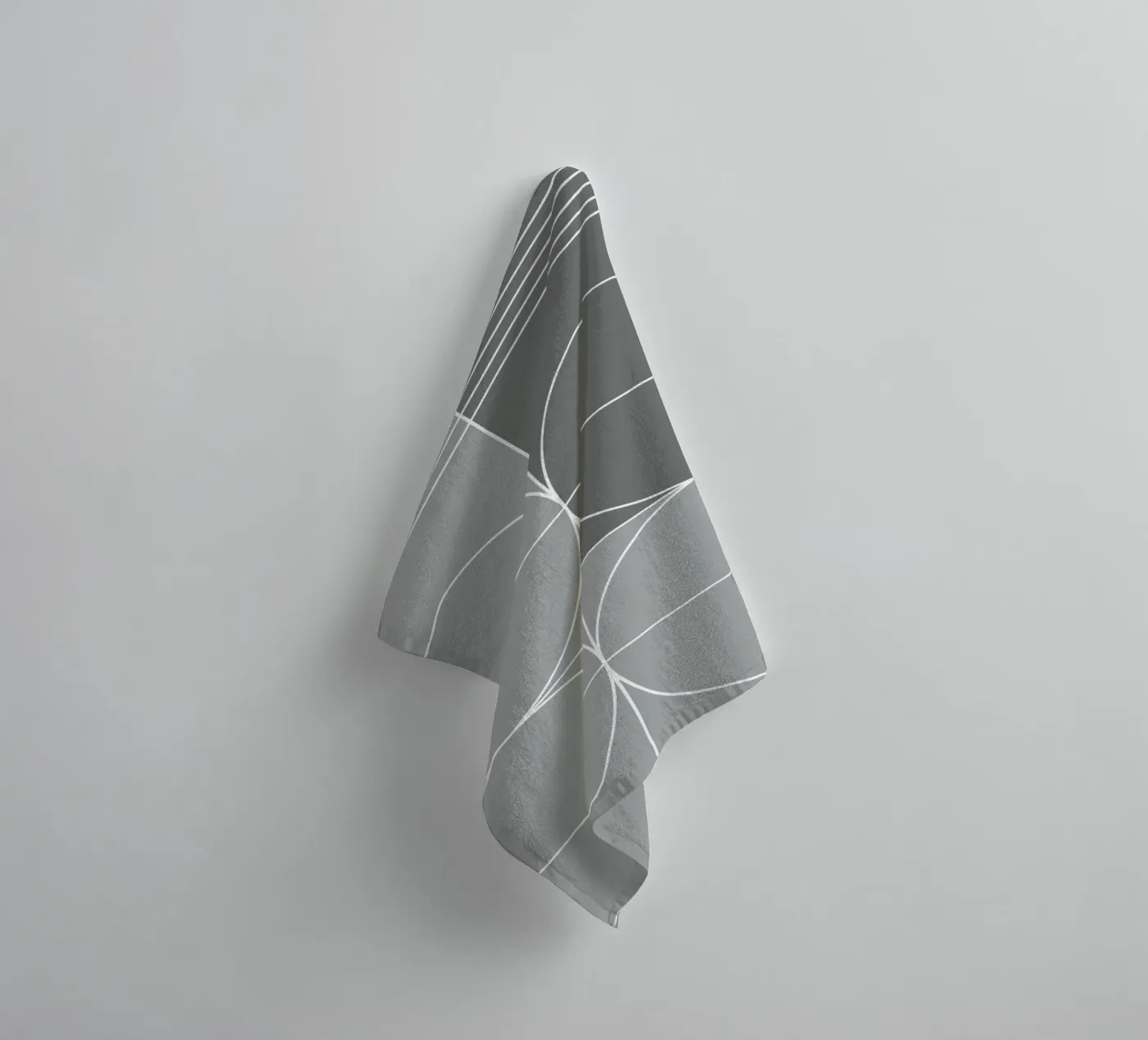 Grijs badhanddoek van KHouse Studio