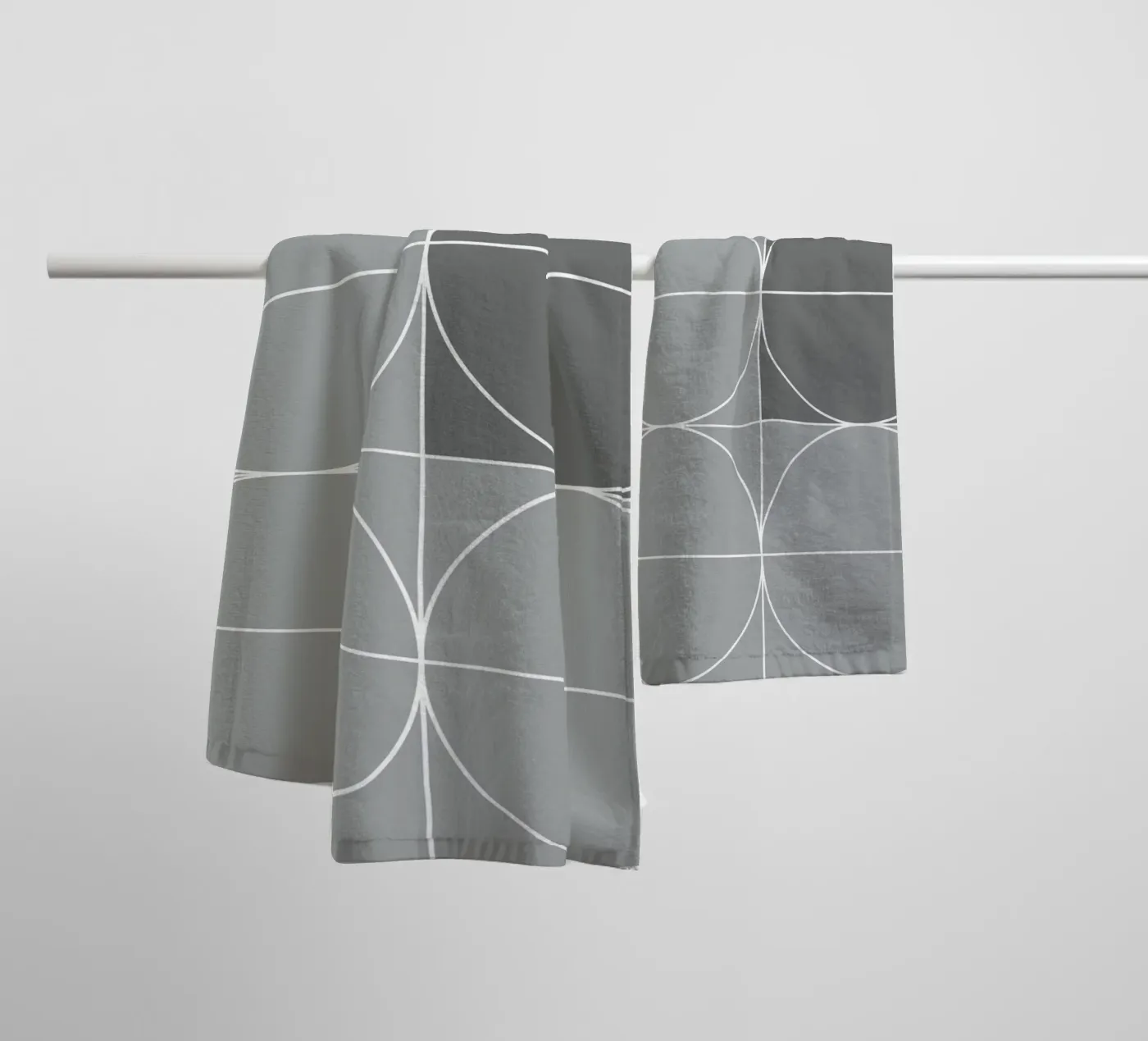 Grigio asciugamano da bagno da KHouse Studio