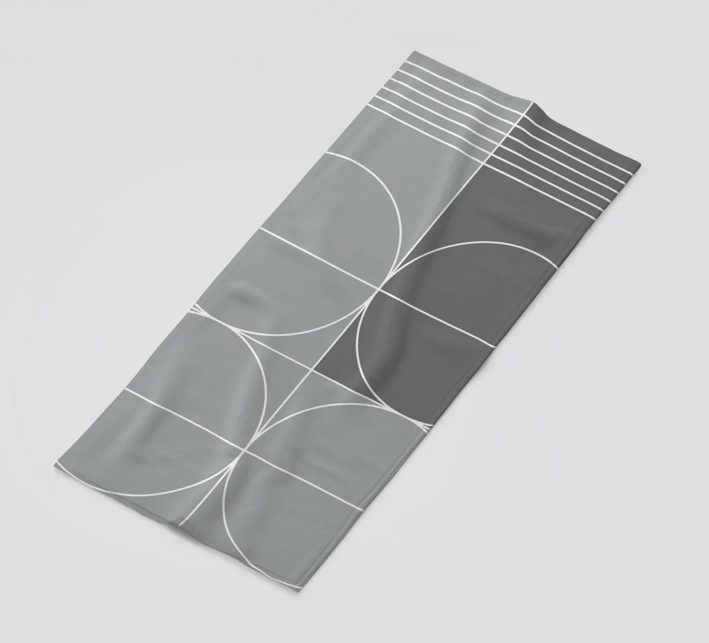 Gray Strandtuch von KHouse Studio