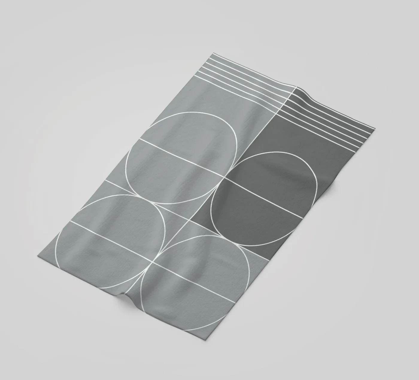 Gray Strandtuch von KHouse Studio