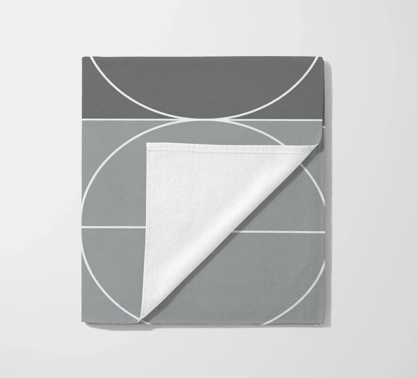 Gray Strandtuch von KHouse Studio