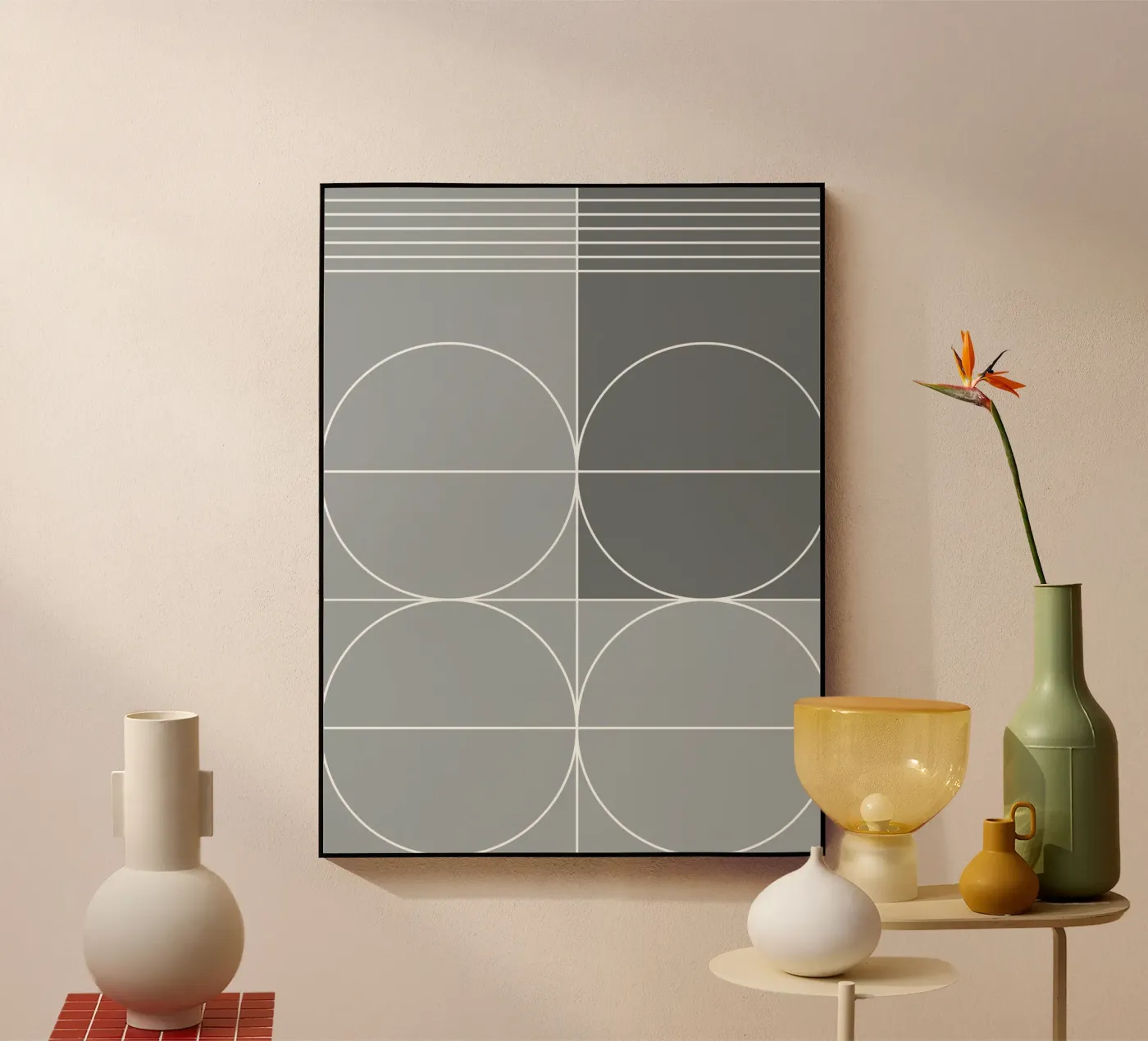 Gray Acryl-Glas von KHouse Studio