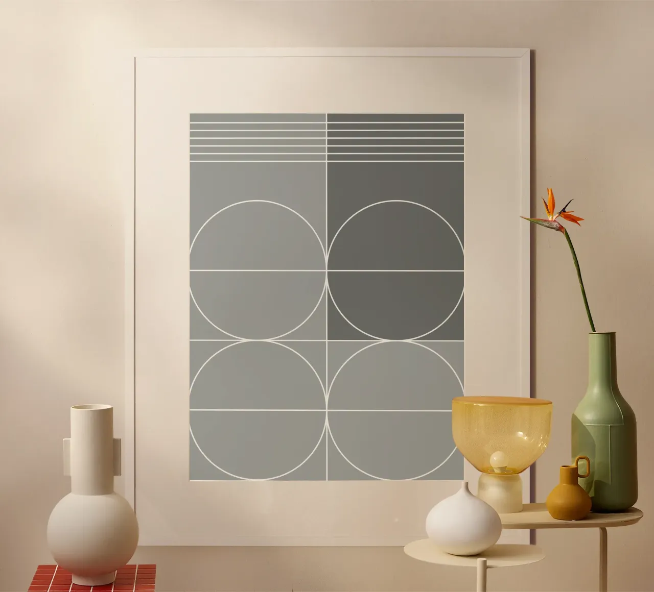 Gray poster by KHouse Studio