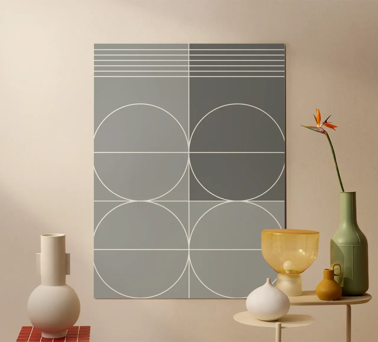 Gray poster by KHouse Studio