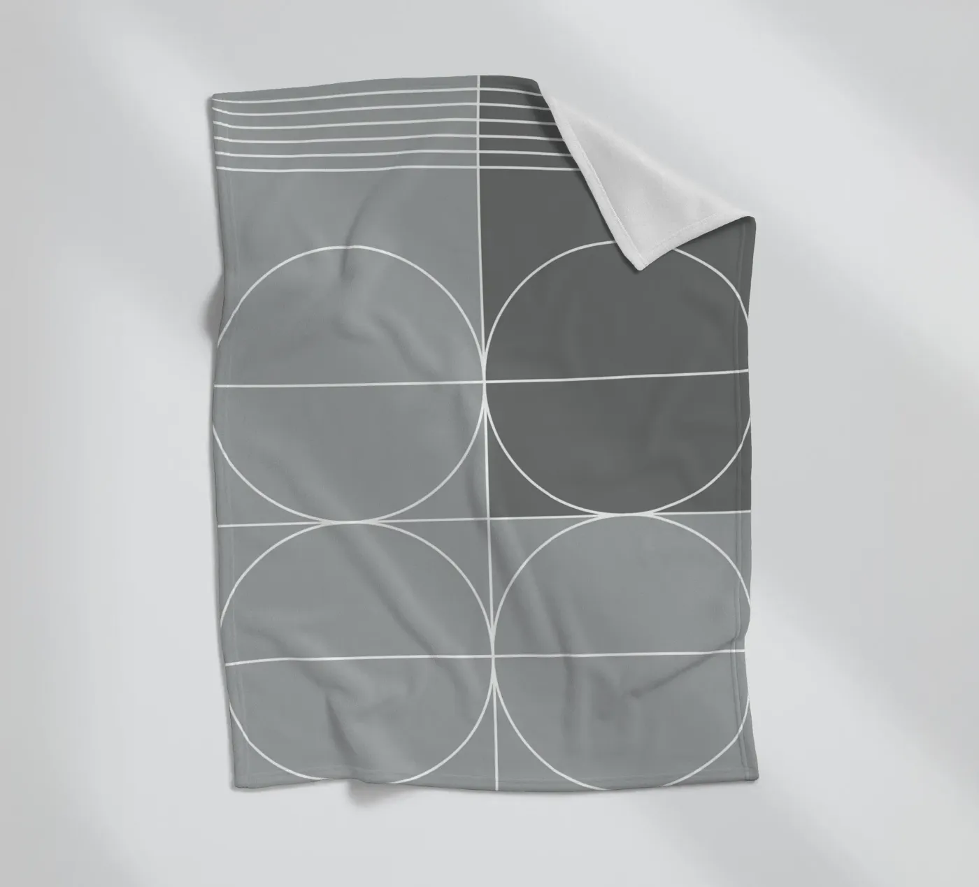 Gris plaid polaire de KHouse Studio