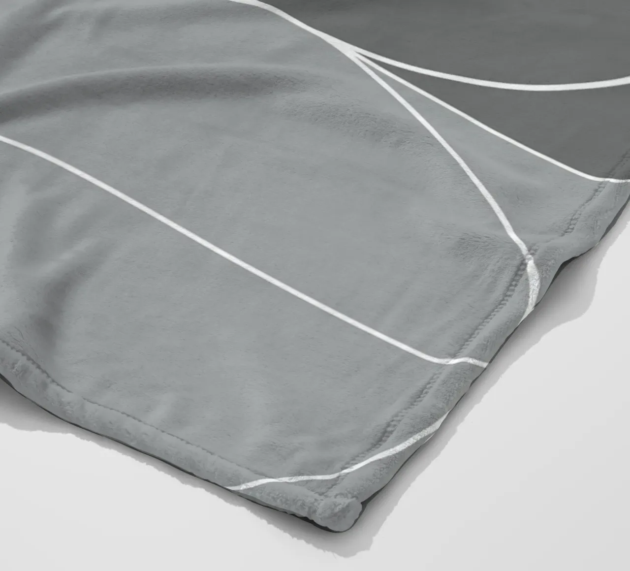 Gray Fleecedecke von KHouse Studio