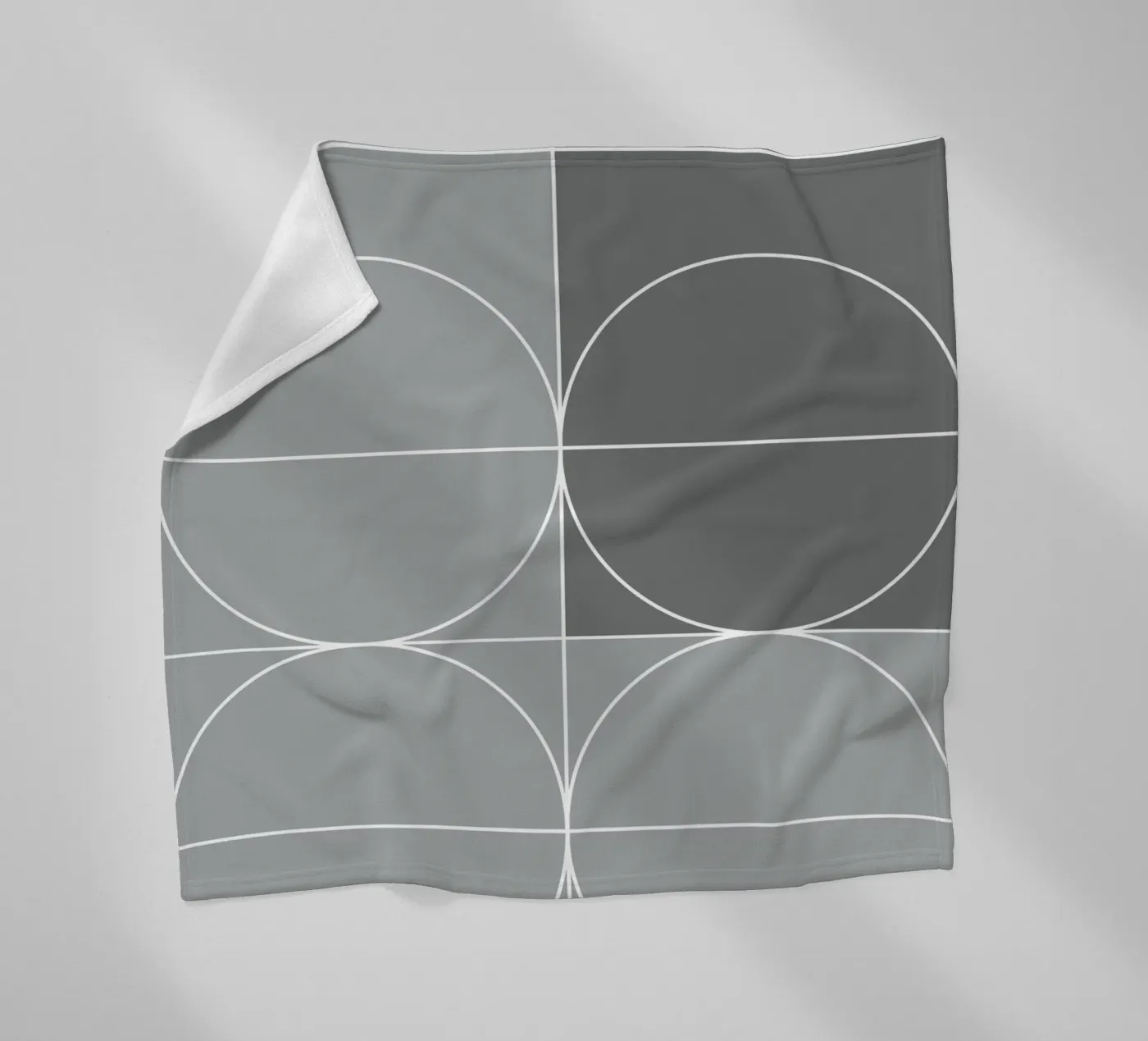 Gris plaid polaire de KHouse Studio