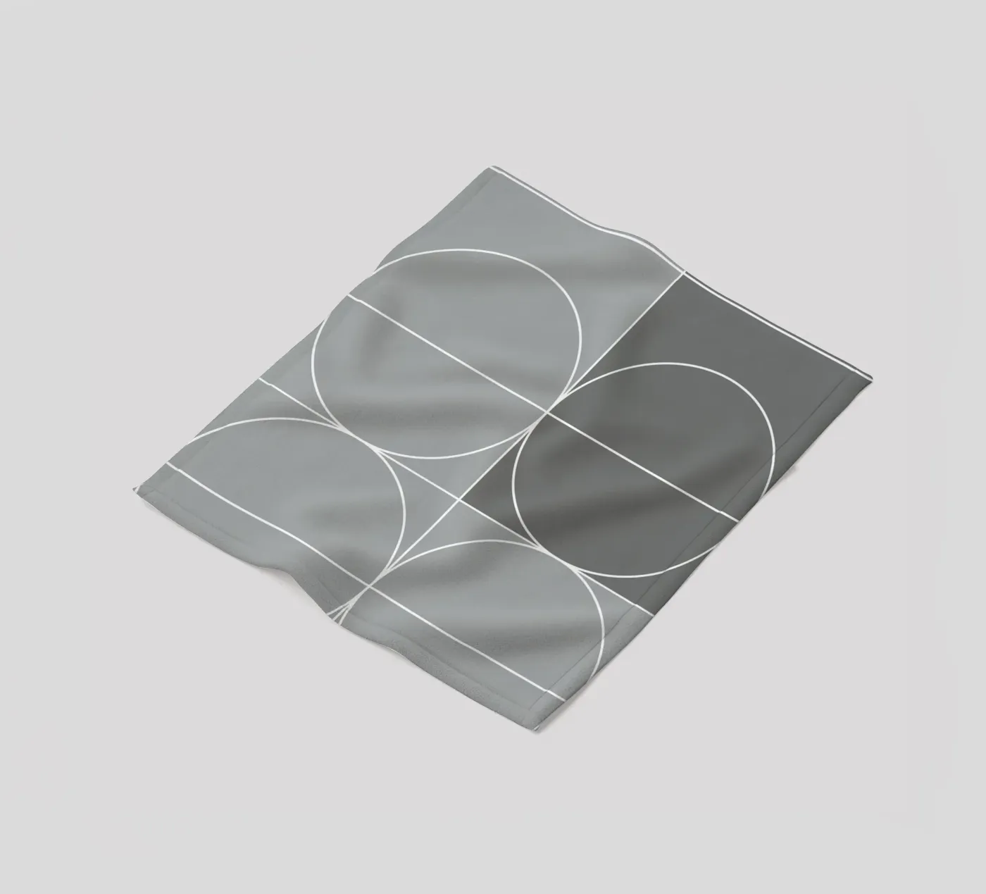 Gris plaid polaire de KHouse Studio