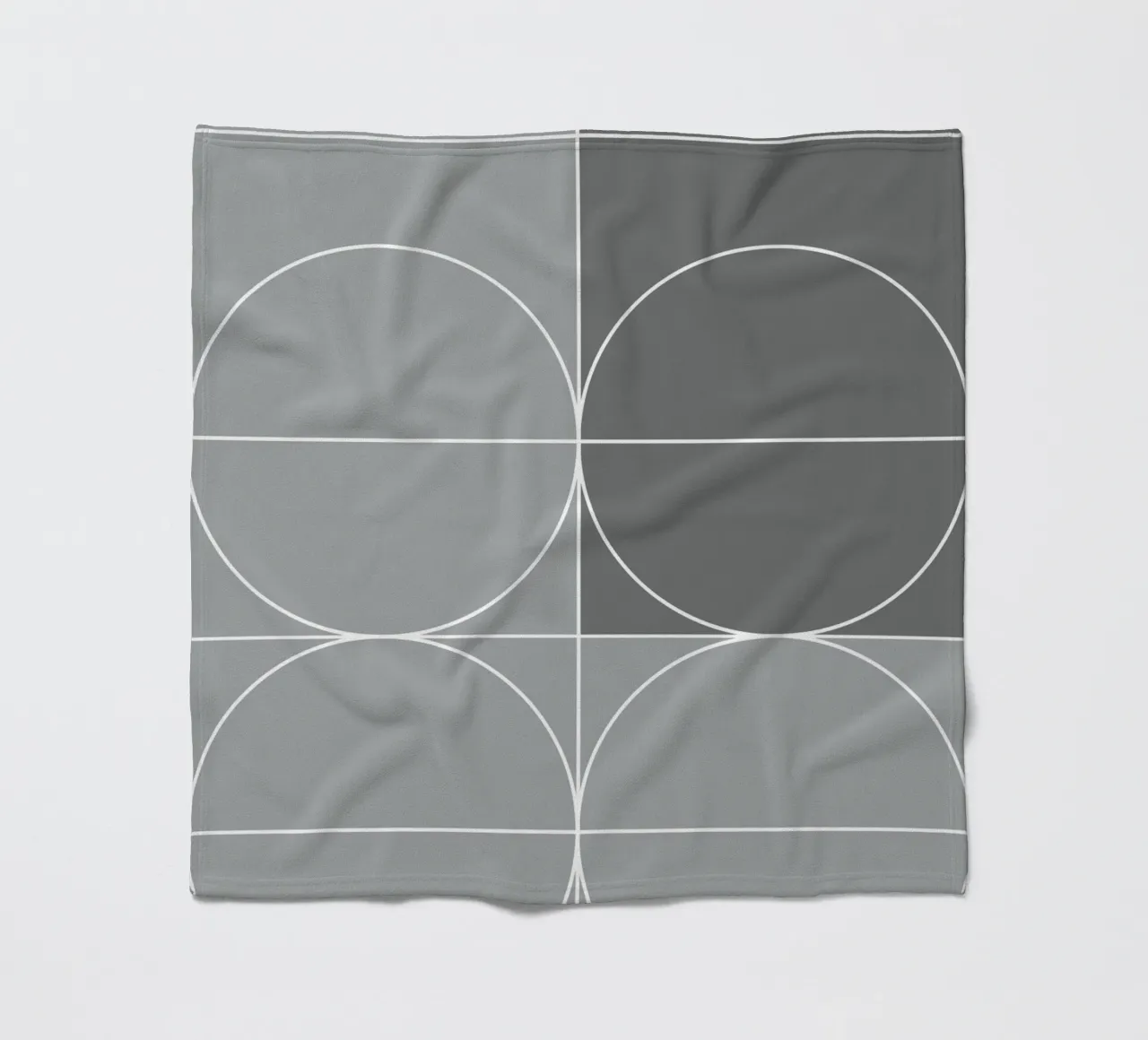 Gray Fleecedecke von KHouse Studio