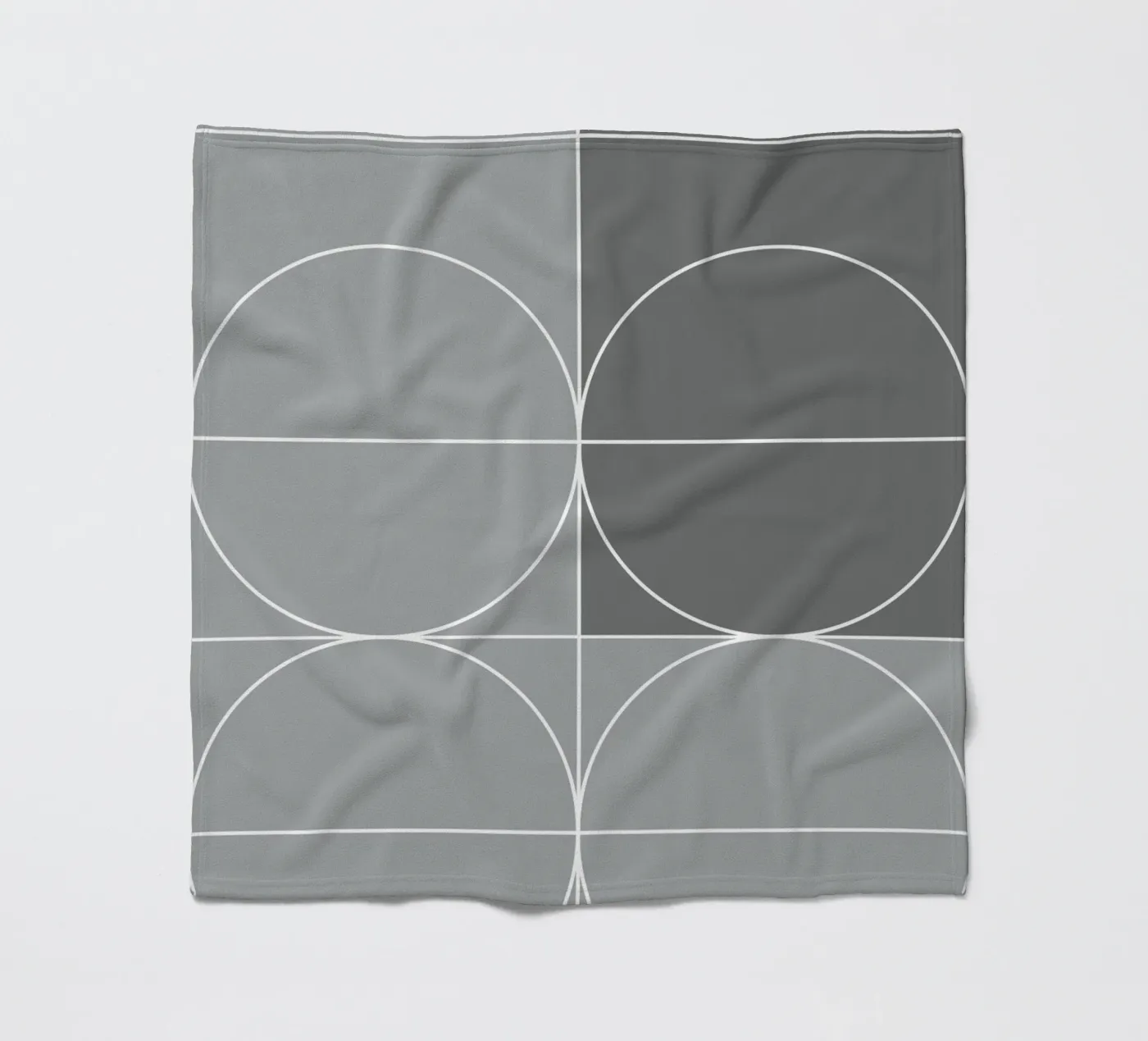 Gris plaid polaire de KHouse Studio