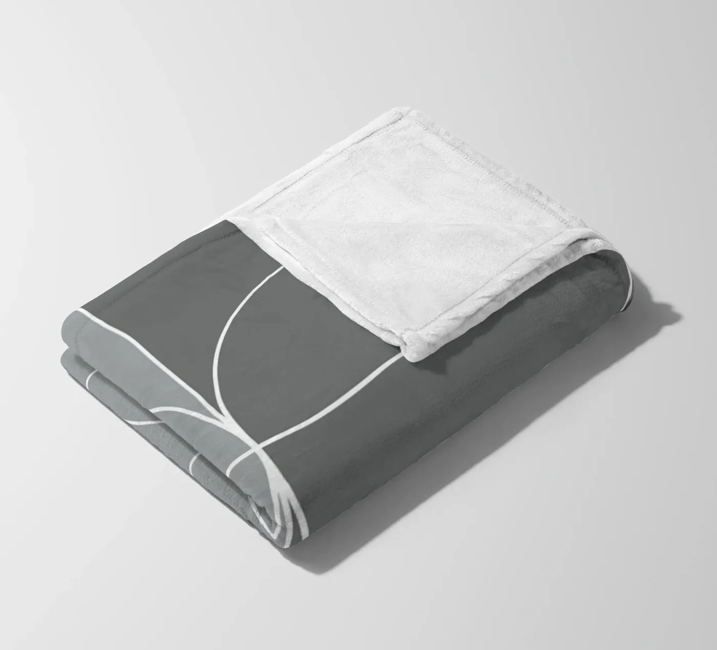 Gris plaid polaire de KHouse Studio