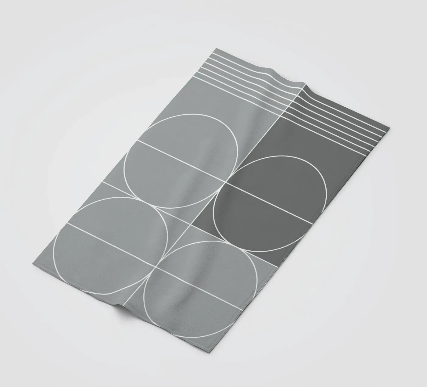 Gris plaid polaire de KHouse Studio