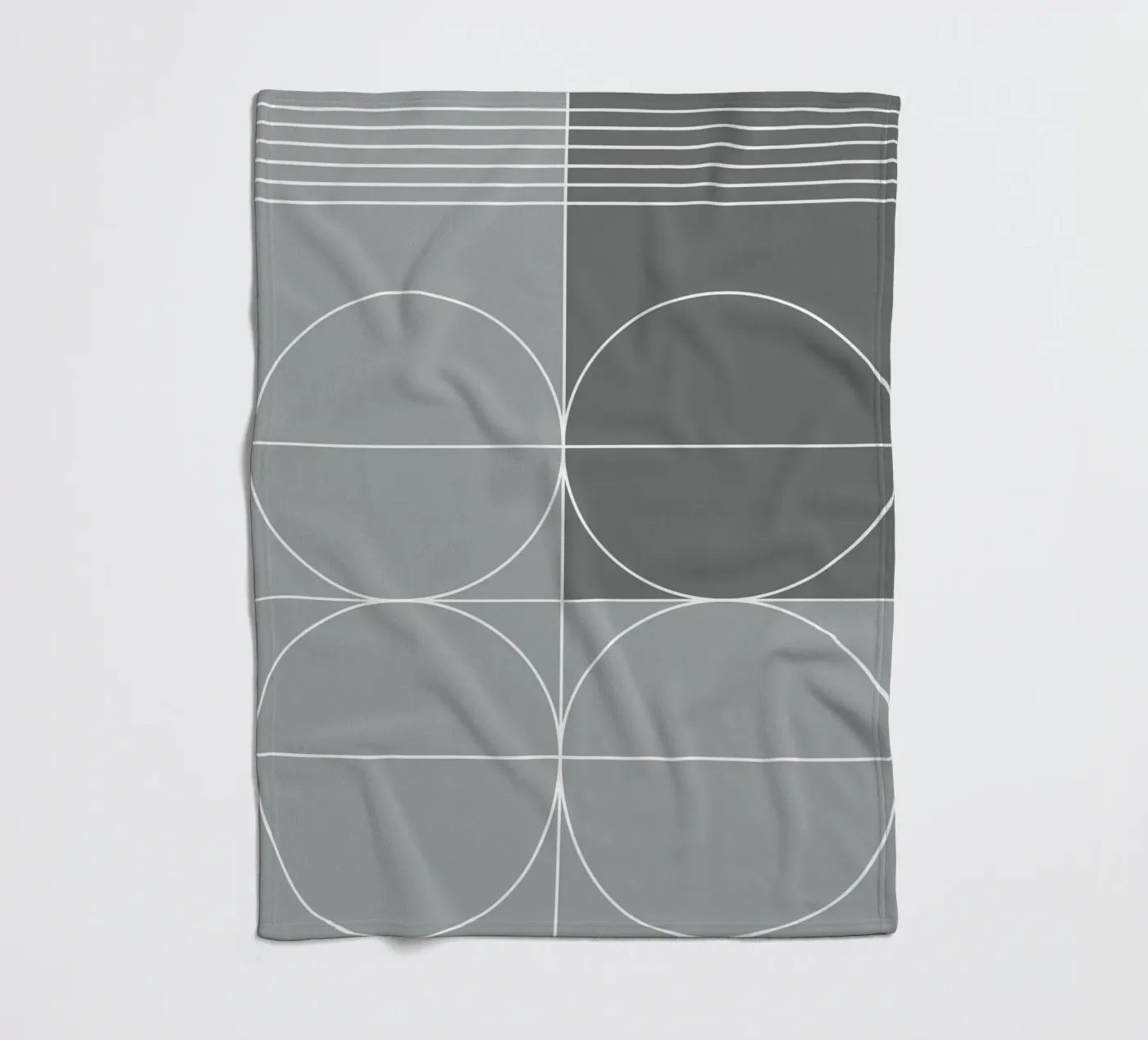 Gris plaid polaire de KHouse Studio