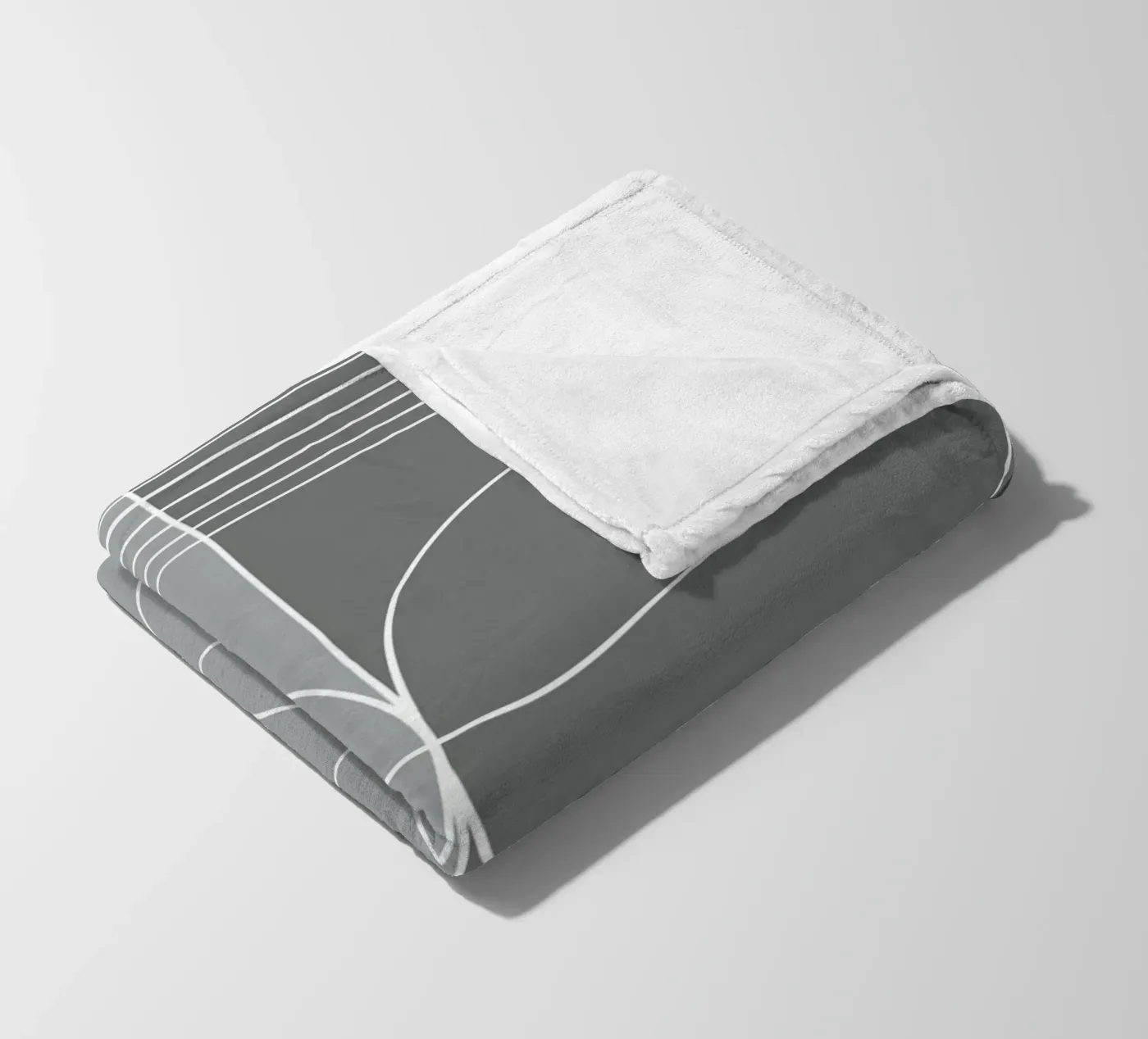 Grigio coperta in pile da KHouse Studio