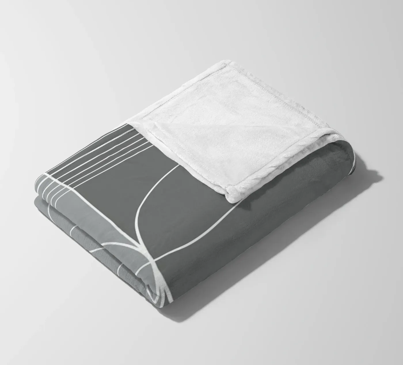 Gris plaid polaire de KHouse Studio