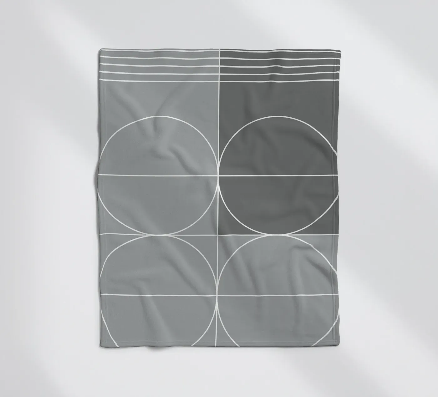 Gris plaid polaire de KHouse Studio