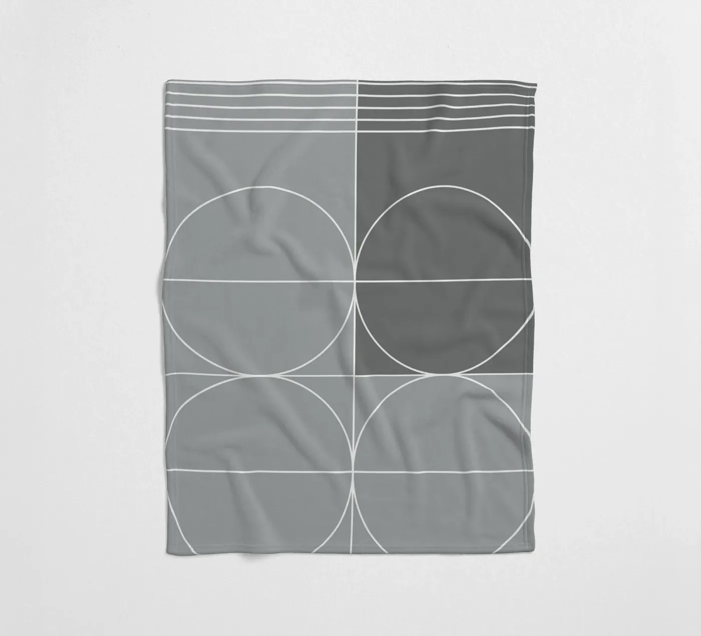 Gris plaid polaire de KHouse Studio