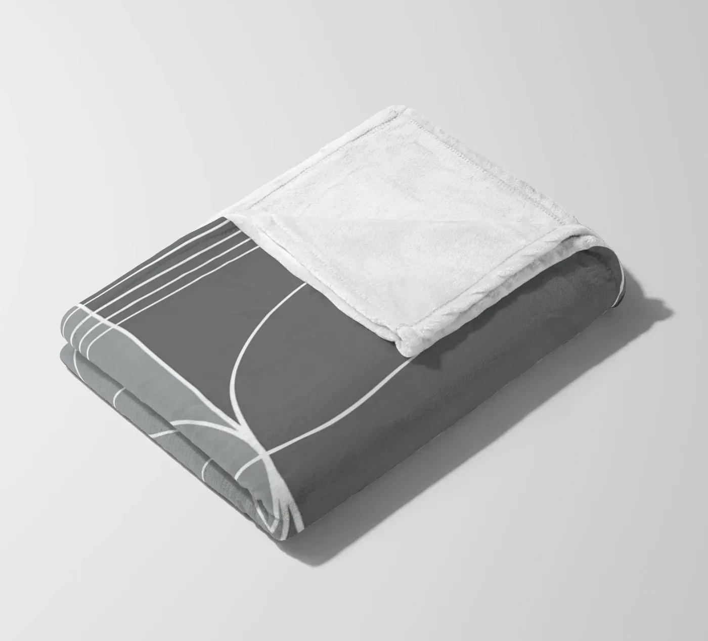 Gris plaid polaire de KHouse Studio