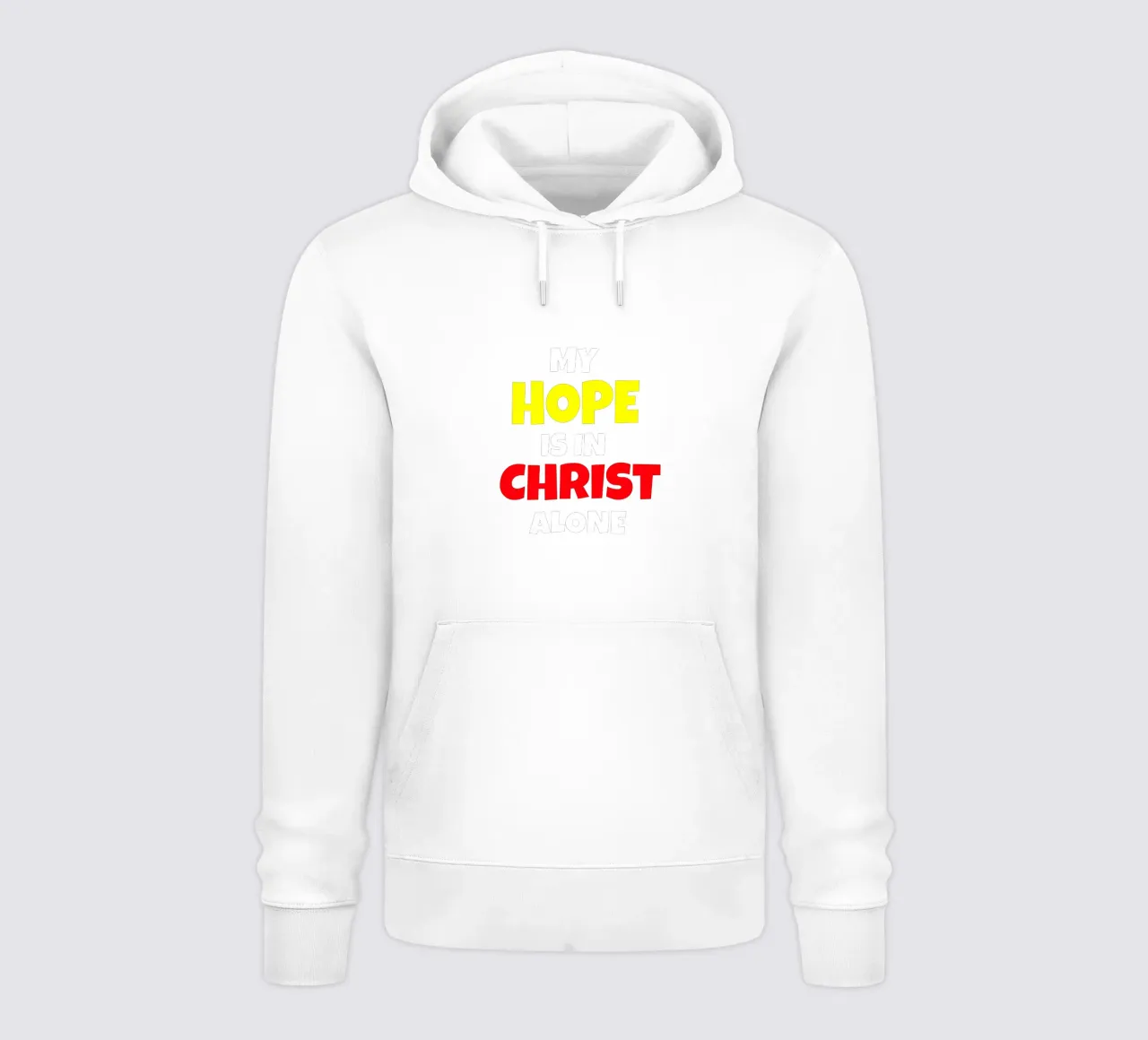 My hope is in Christ alone felpa con cappuccio da happieeagle