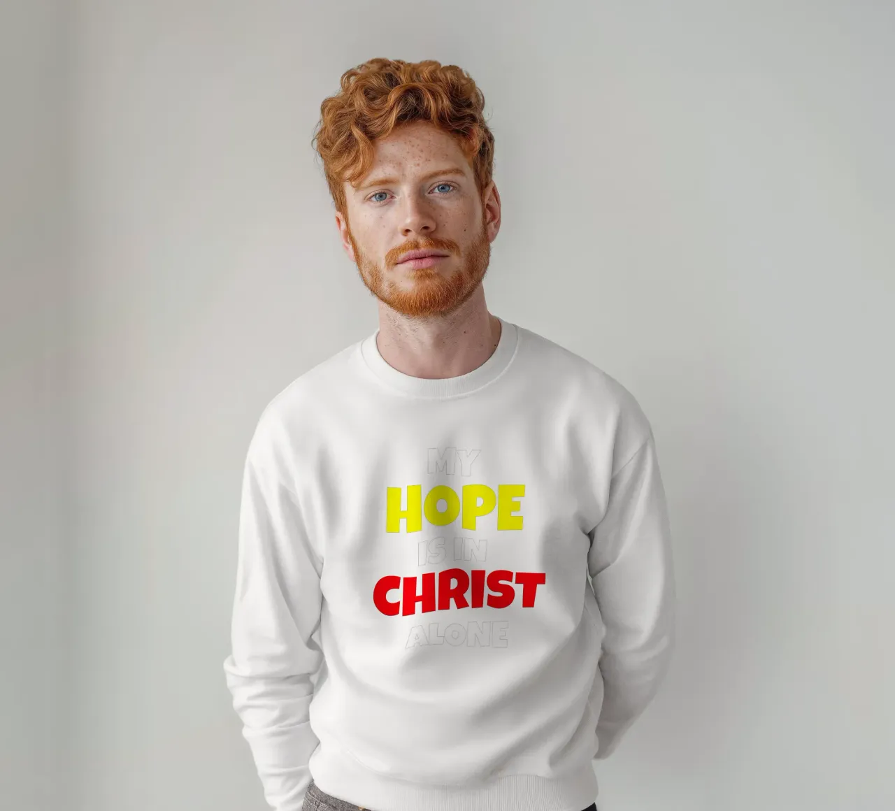 My hope is in Christ alone felpa da happieeagle