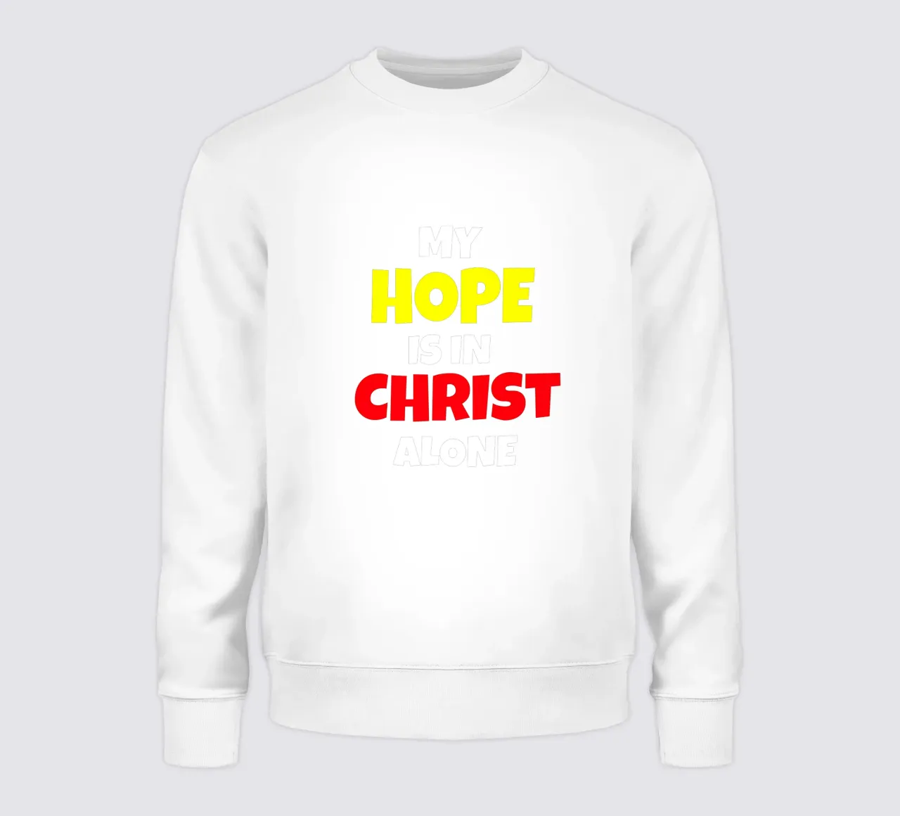 My hope is in Christ alone felpa da happieeagle