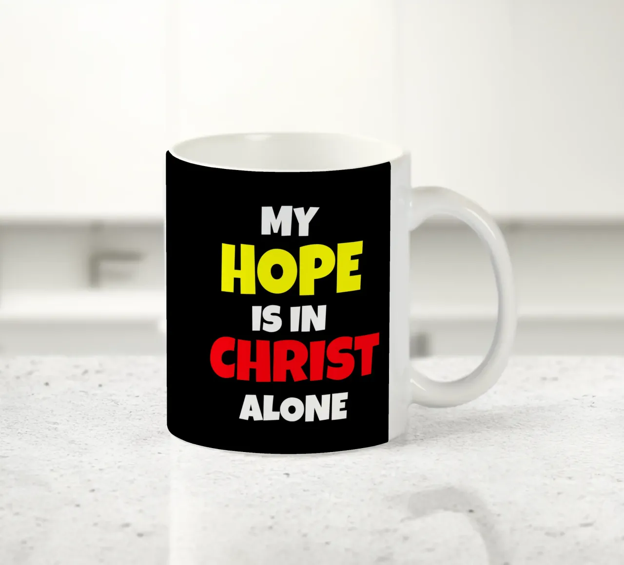 My hope is in Christ alone tazza in ceramica da happieeagle