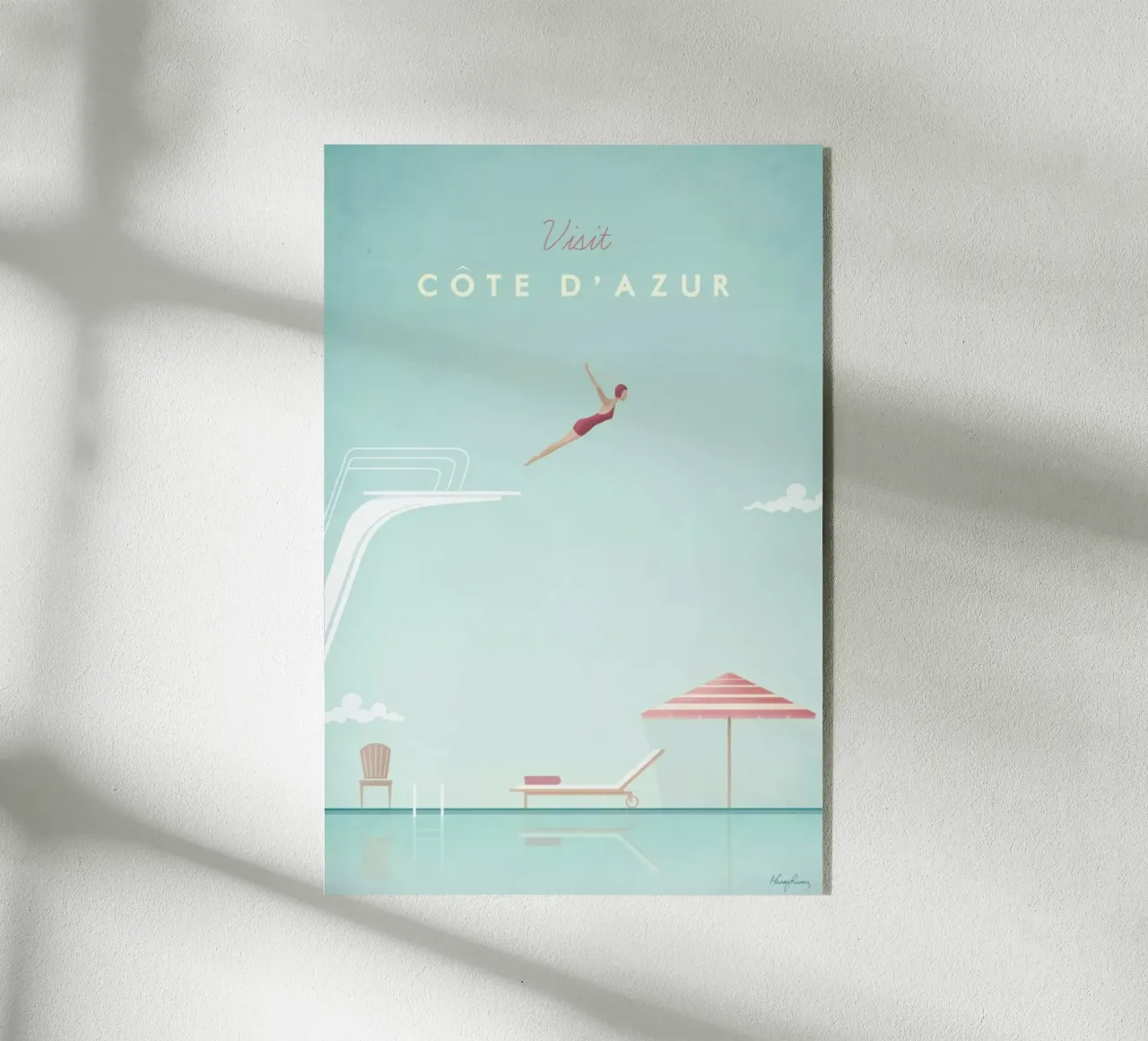 Côte d'Azur plexiglass da Henry Rivers