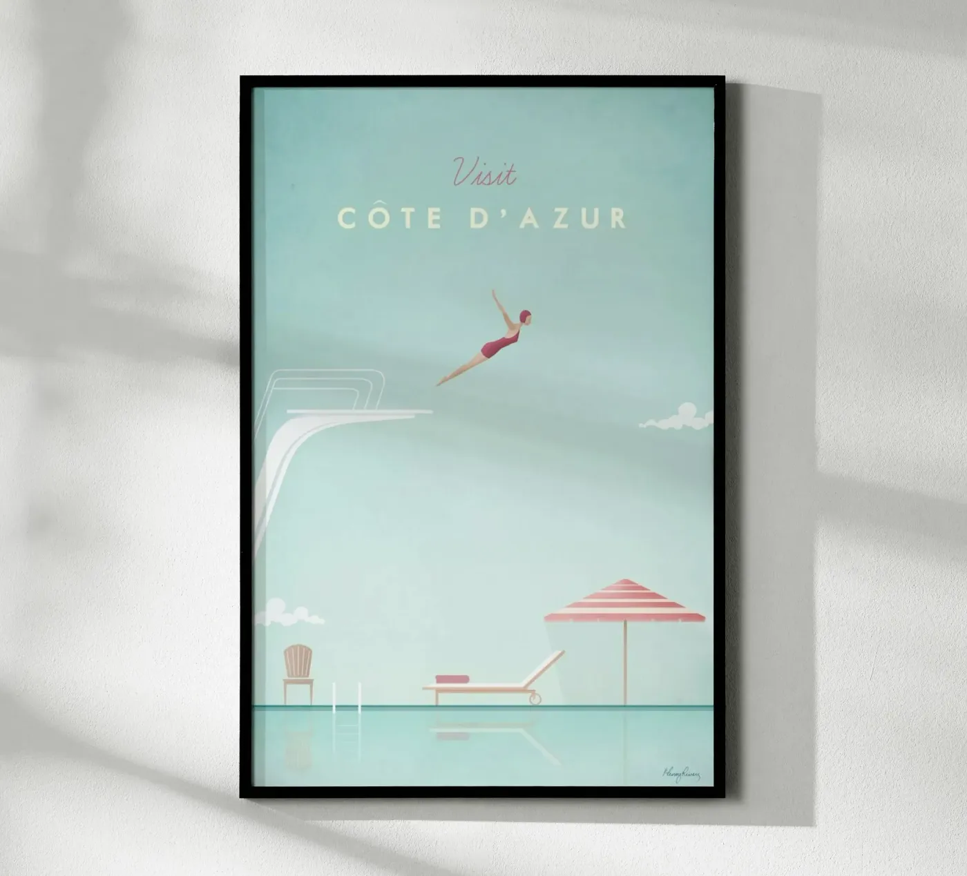 Côte d'Azur poster da Henry Rivers