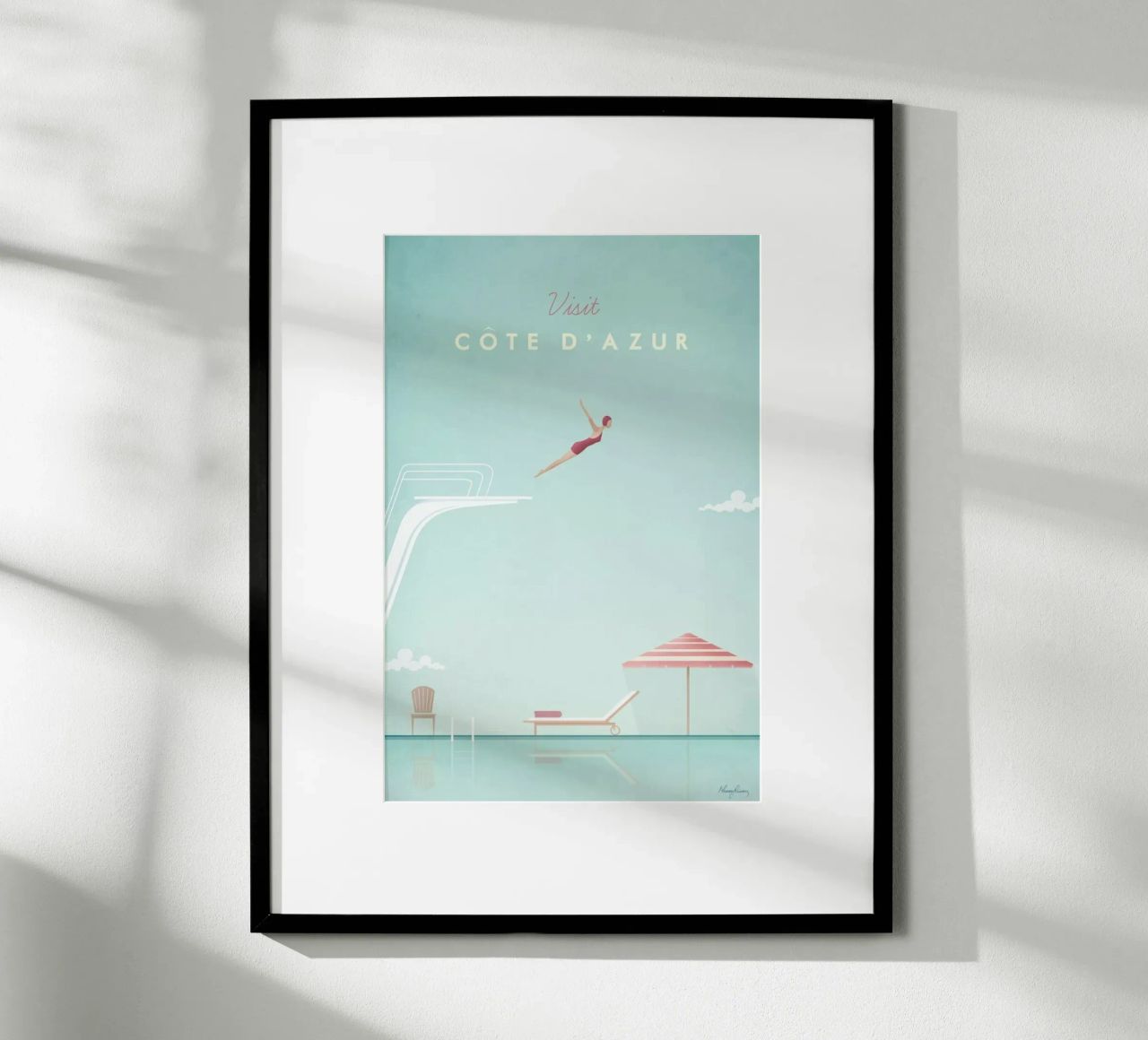 Côte d'Azur poster de Henry Rivers