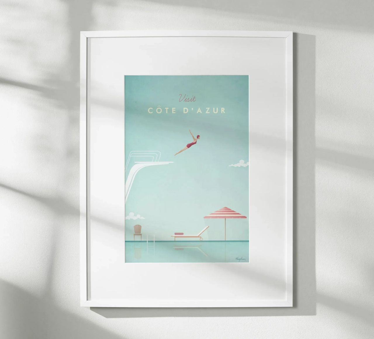 Côte d'Azur poster de Henry Rivers