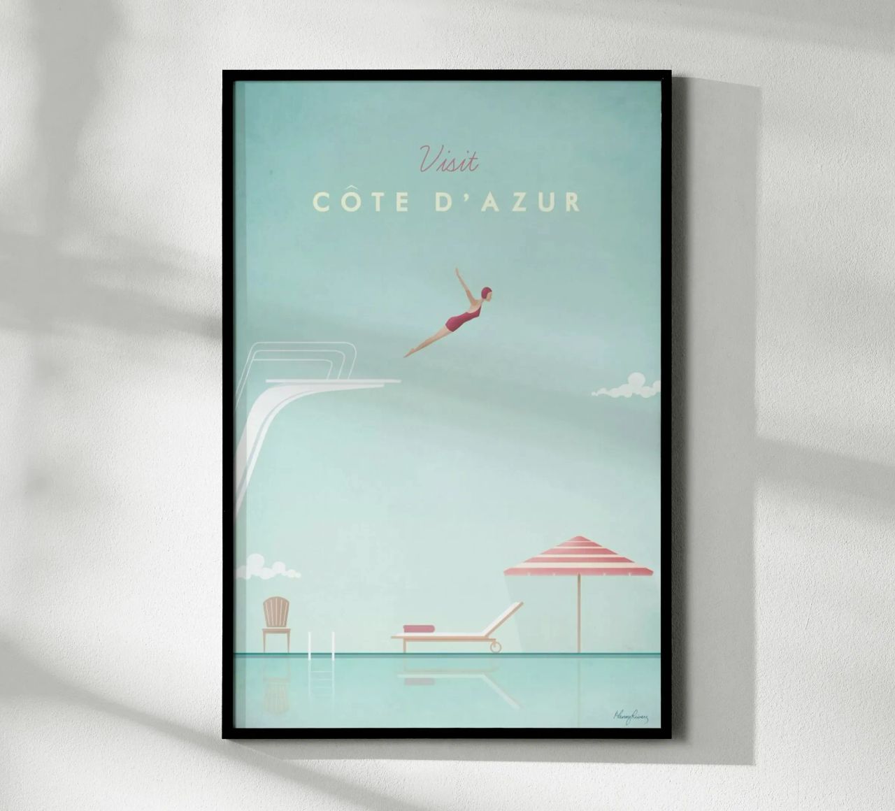 Côte d'Azur poster de Henry Rivers