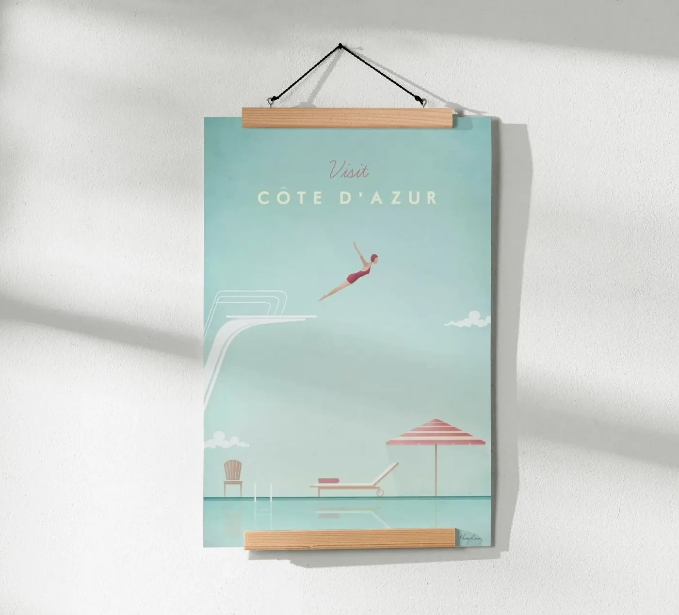 Côte d'Azur poster da Henry Rivers