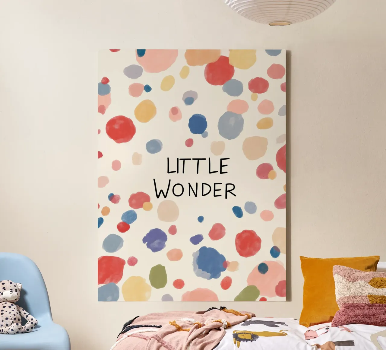Little Wonder No 1 canvas met Baklijst van treechild