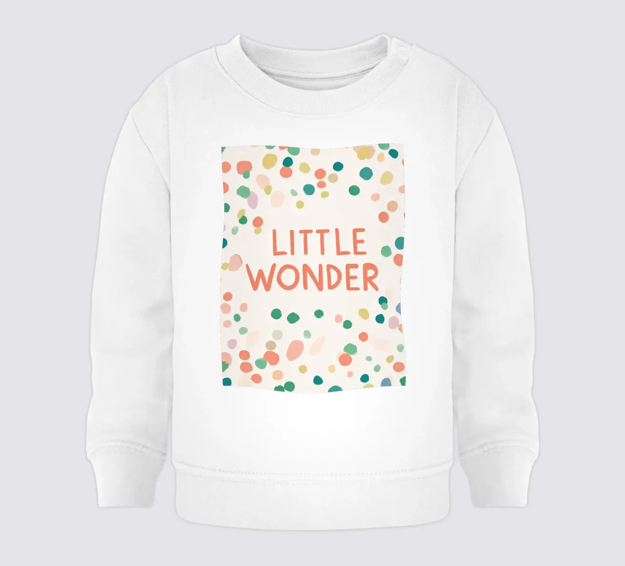 Little Wonder No 1 felpa neonato da treechild
