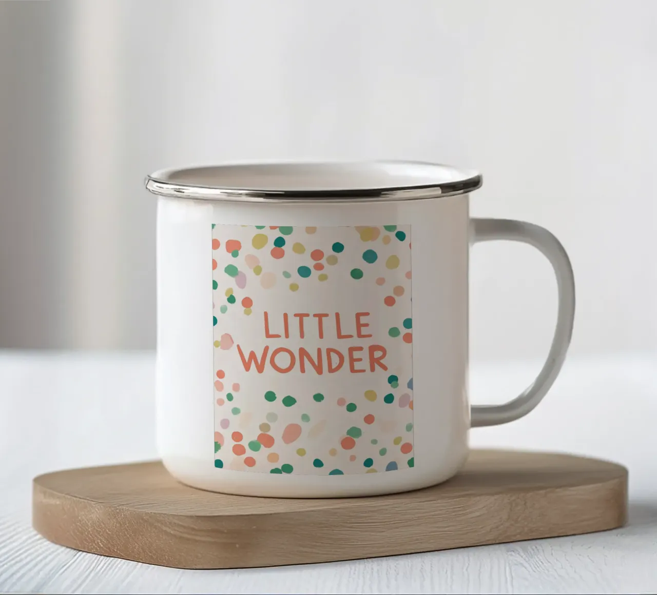 Little Wonder No 1 emaille mok van treechild