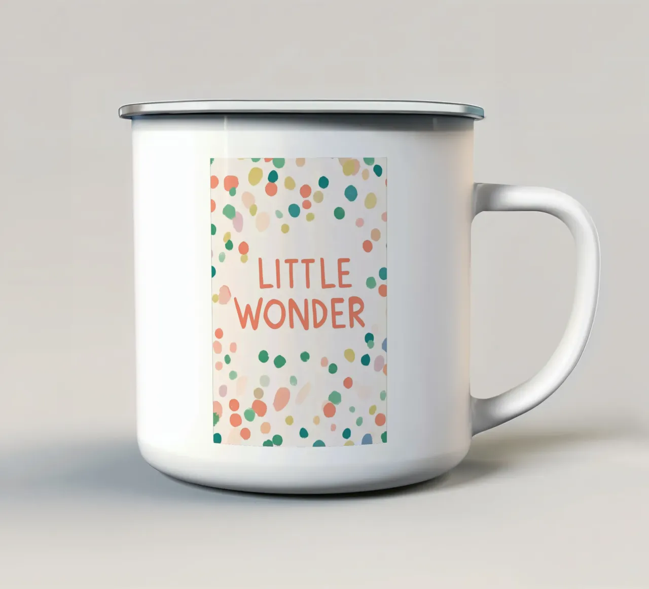 Little Wonder No 1 emaille mok van treechild