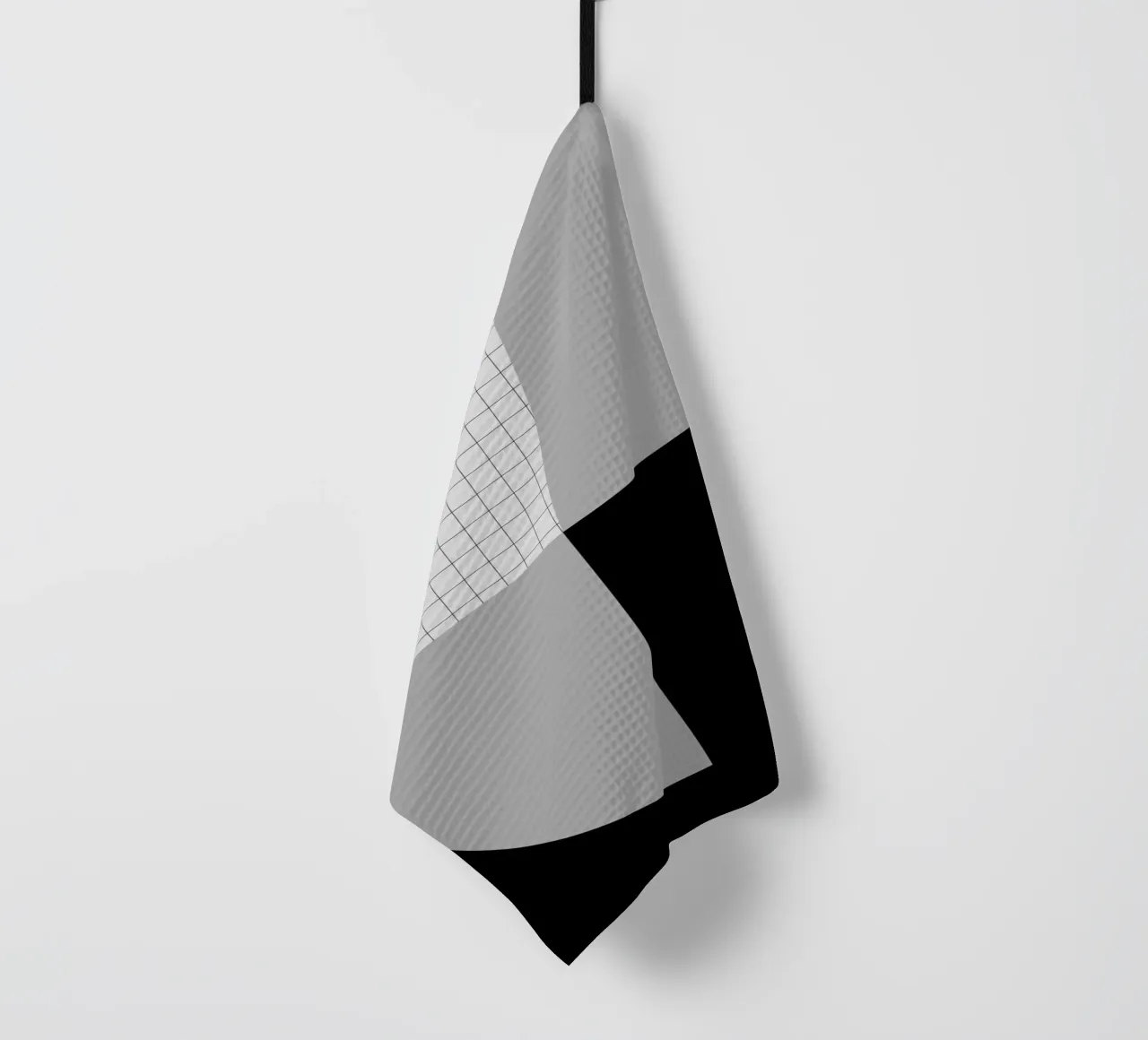Bianco e nero astratto canovaccio da cucina da KHouse Studio