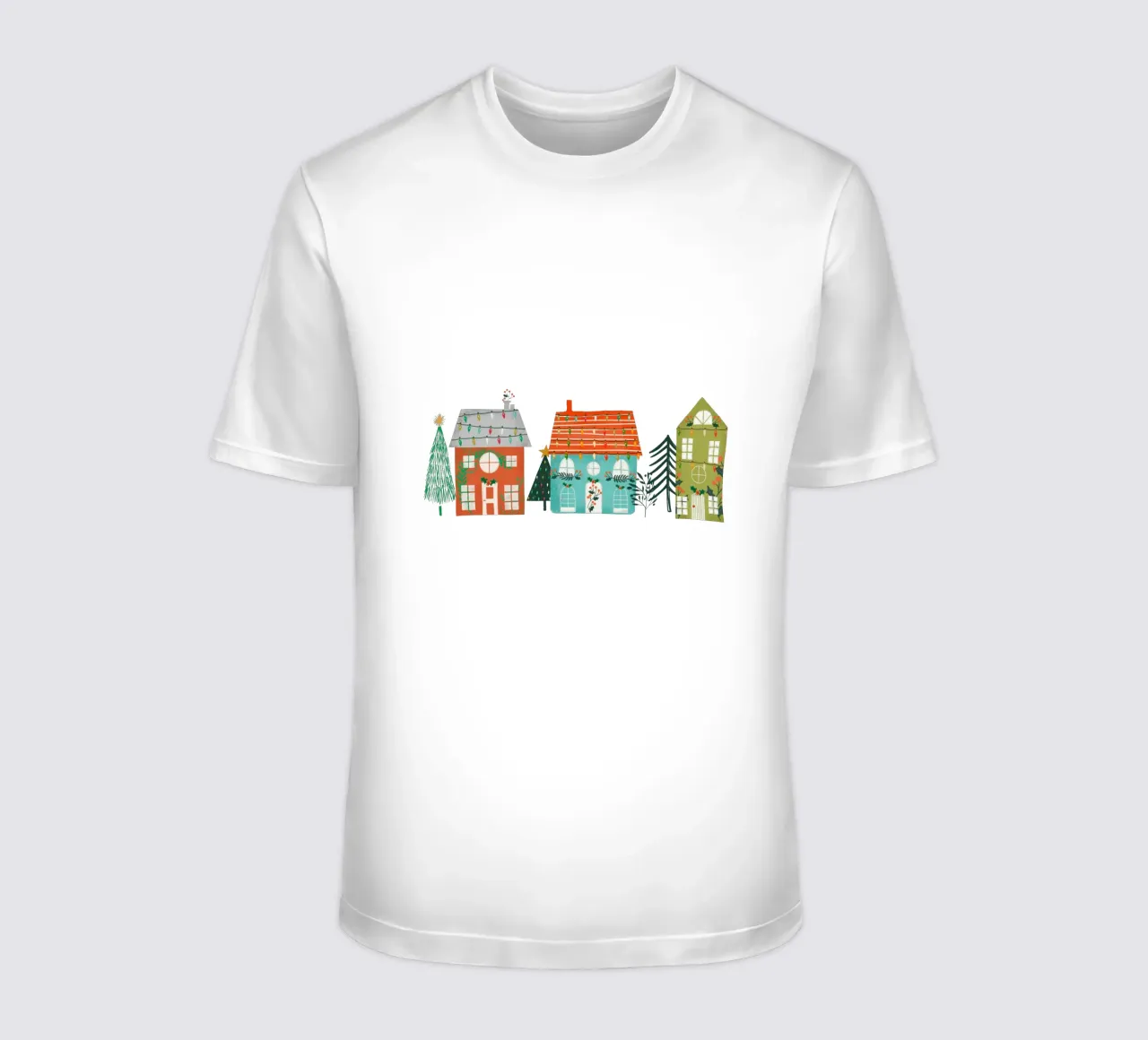 Casette di Natale Bianche Agriturismo t-shirt da susanacosta