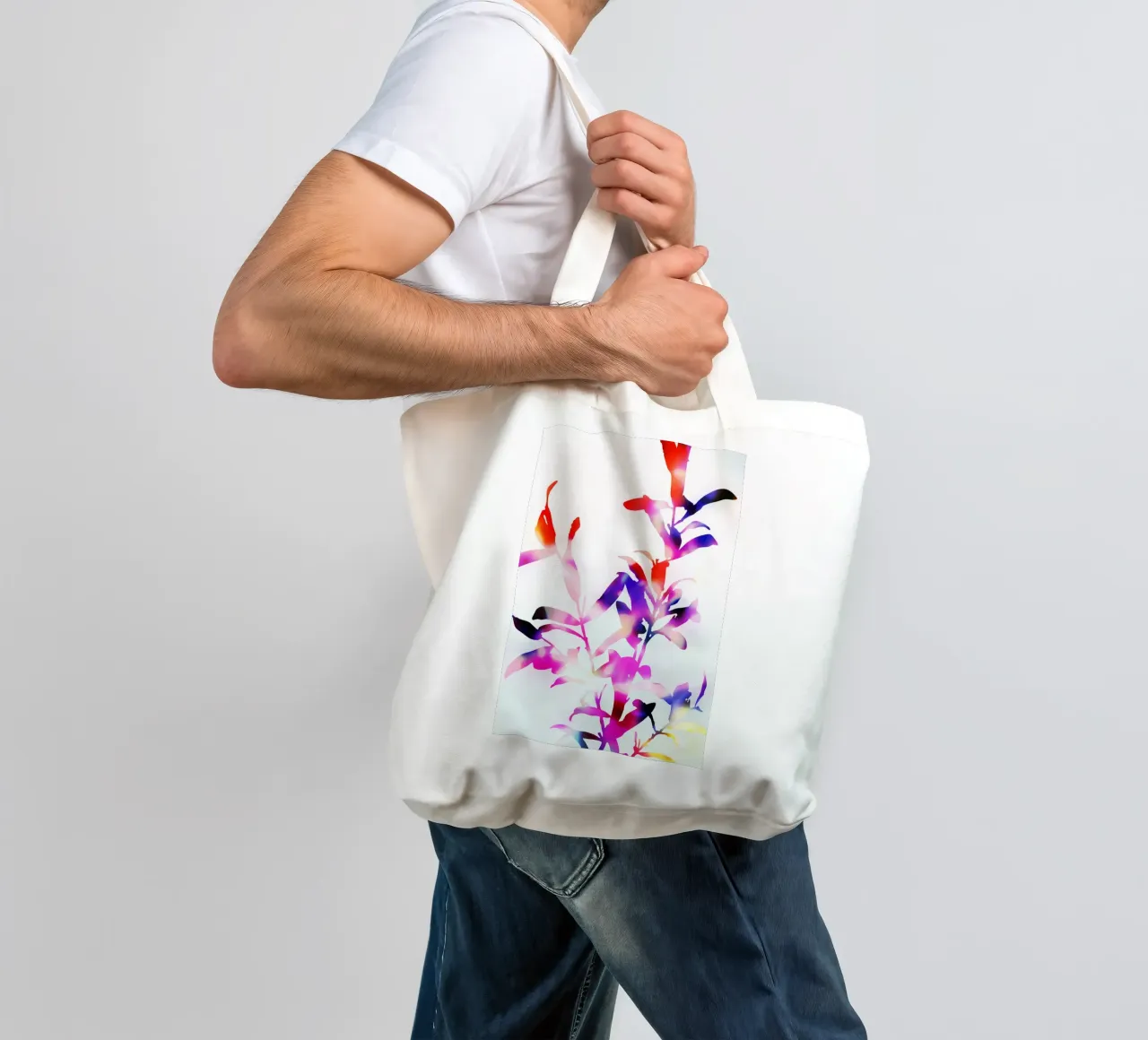 Florescence Viola tote bag by amini54