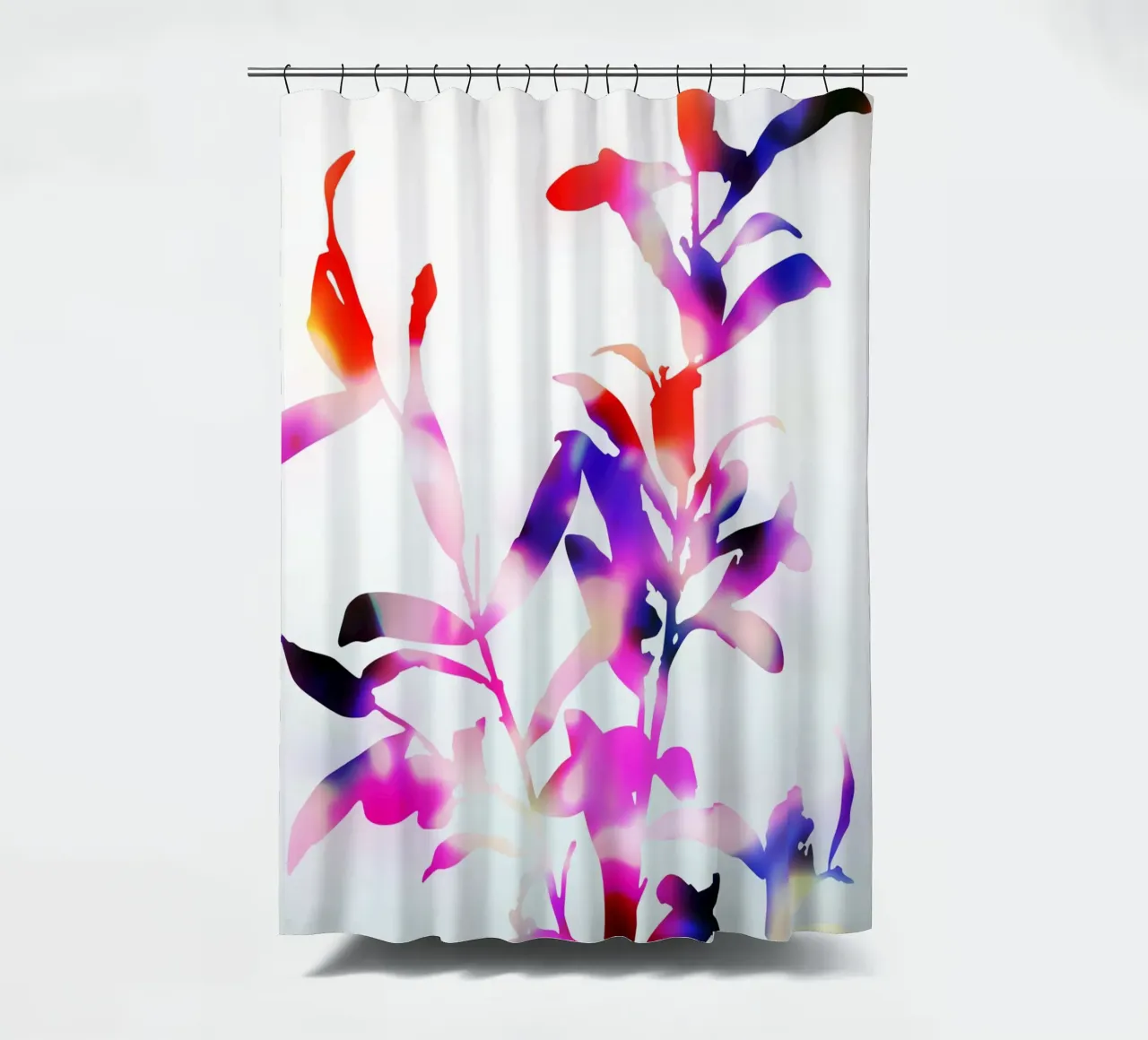 Florescence Viola shower curtain by amini54