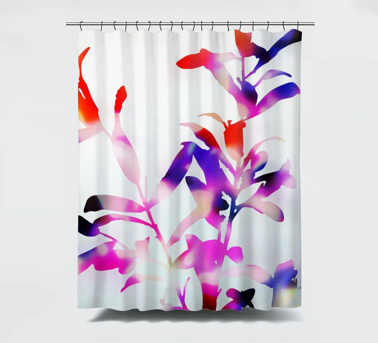 Florescence Viola shower curtain by amini54
