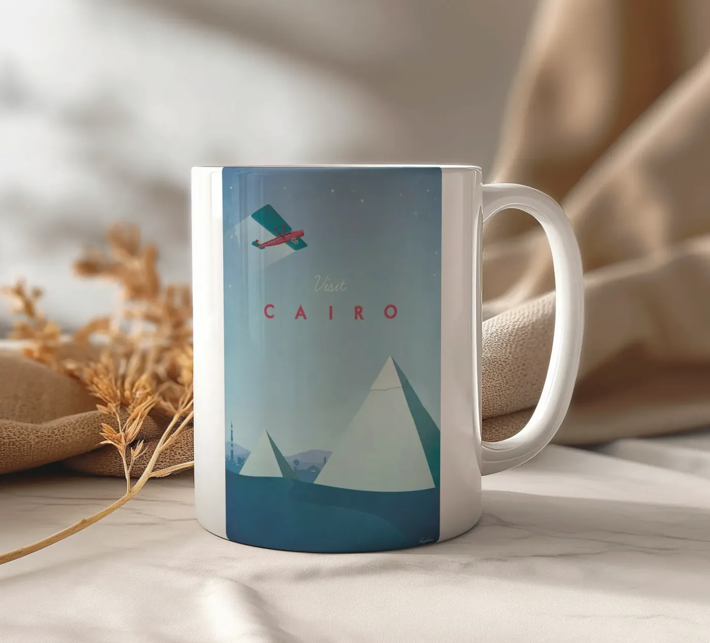 Cairo mug en céramique de Henry Rivers