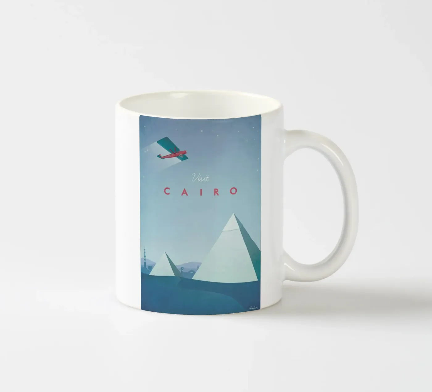 Cairo mug en céramique de Henry Rivers