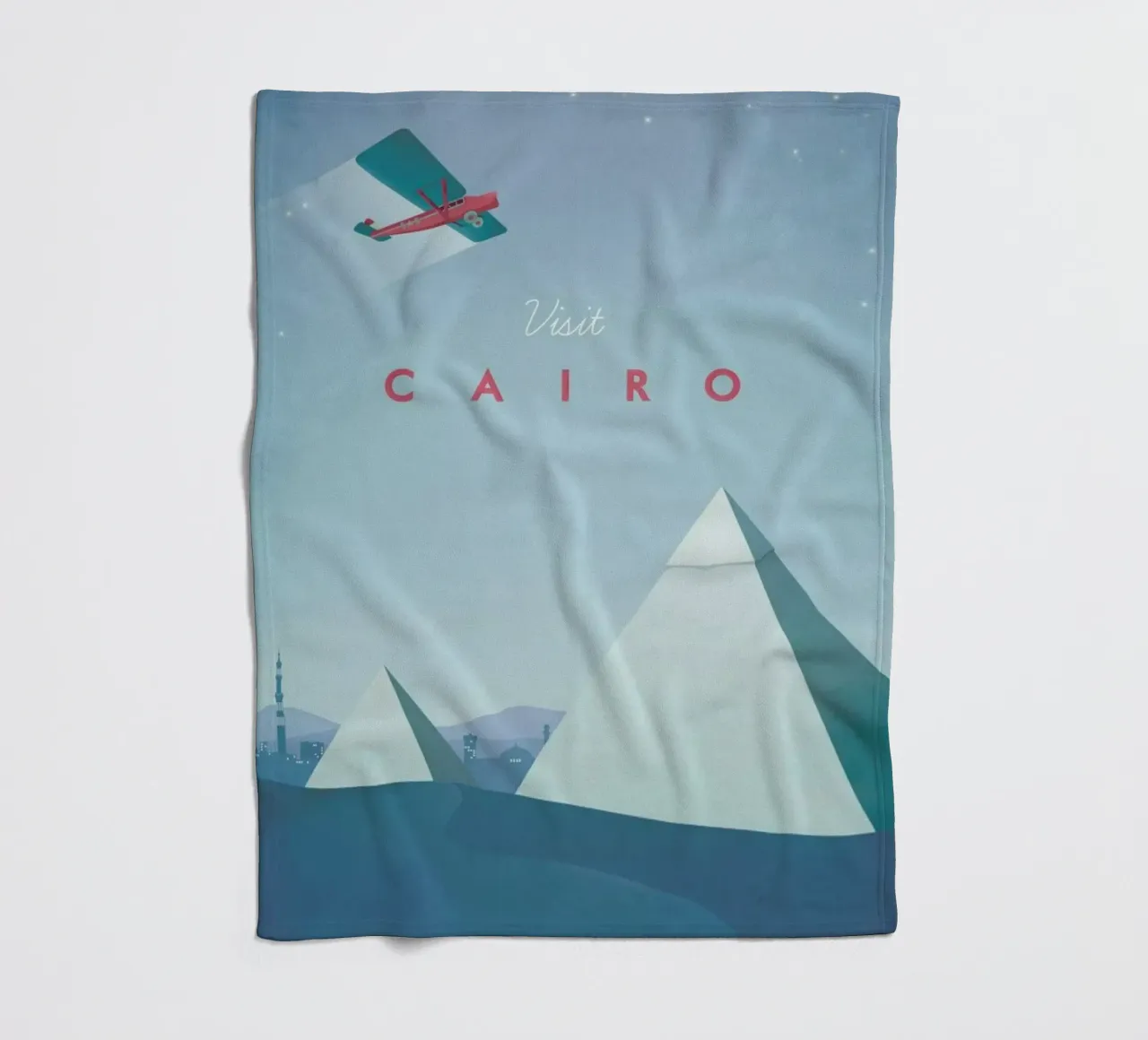 Cairo Fleecedecke von Henry Rivers