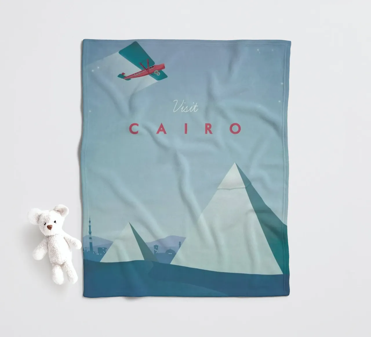 Cairo Fleecedecke von Henry Rivers