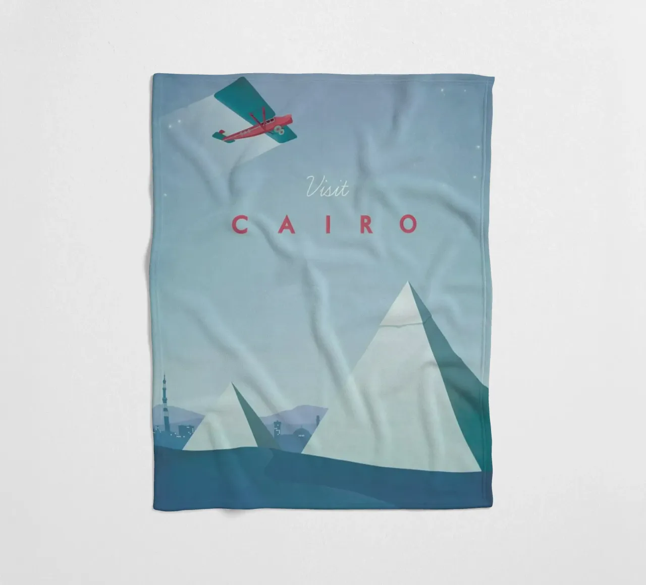 Cairo Fleecedecke von Henry Rivers