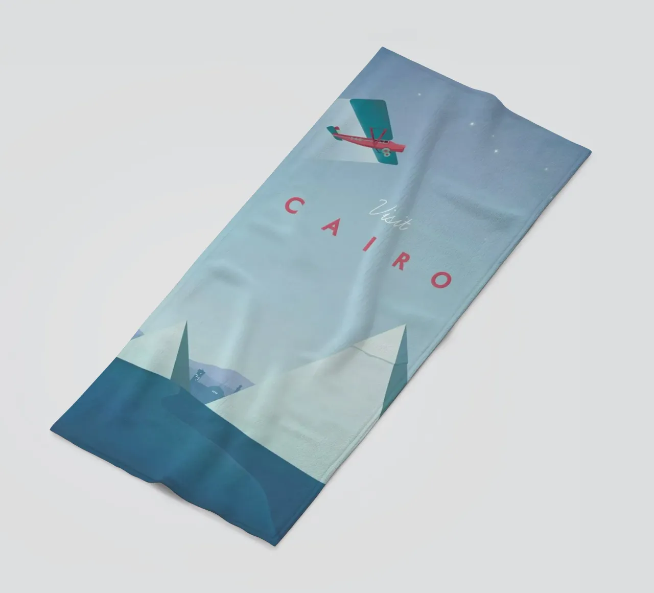 Cairo beach towel by Henry Rivers