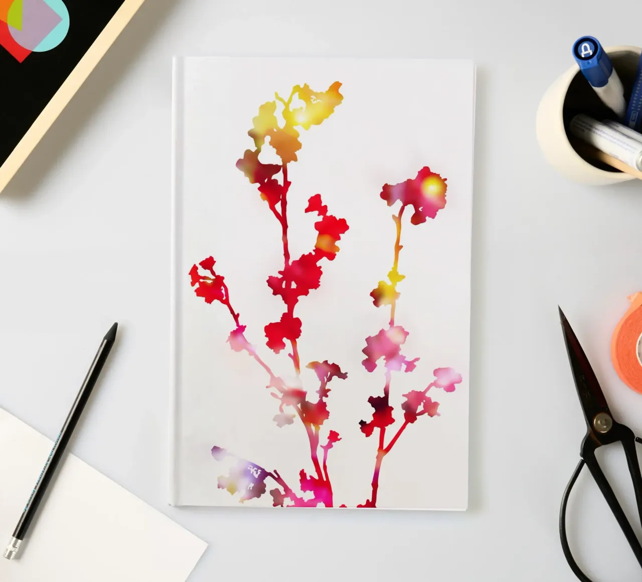 Florescence Red notebook by amini54